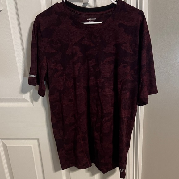 BCG Maroon Camo Short Sleeve Tee - Picture 1 of 3